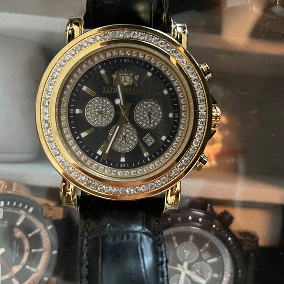 LUXORMON GOLD W/ REAL DIAMONDS